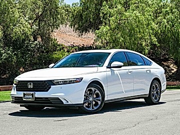 WHITE, 2024 HONDA ACCORD HYBRID Image 