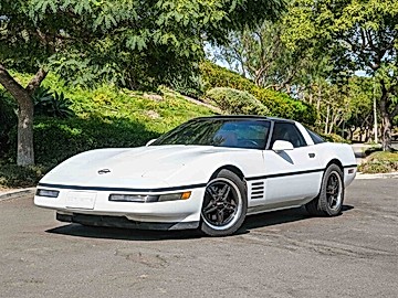 WHITE, 1992 CHEVROLET CORVETTE Image 