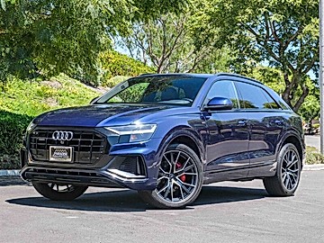 BLUE, 2019 AUDI Q8 Image 