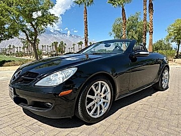 BLACK, 2006 MERCEDES-BENZ SLK Image 