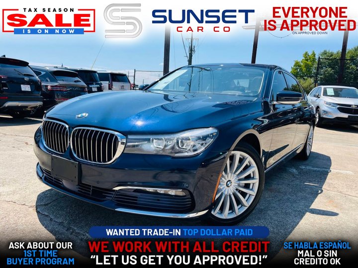 Blue, 2016 BMW 7 Series Image 