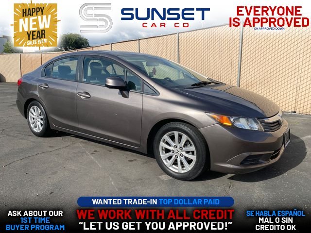 2012 HONDA CIVIC for sale in SANTA ANA