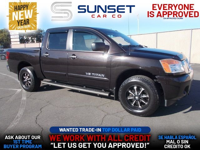 2013 NISSAN TITAN CREW CAB for sale in SANTA ANA